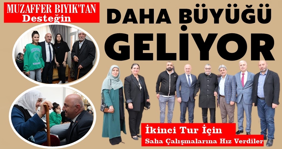İkinci turda daha büyük destek vereceğiz