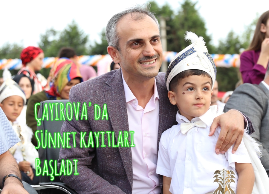 Çayırova’da sünnet şöleni kayıtları başladı