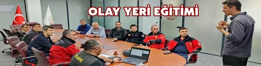 İtfaiyeden personeline olay yeri eğitimi   