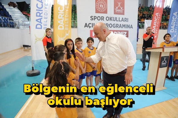 Bölgenin en eğlenceli okulu başlıyor