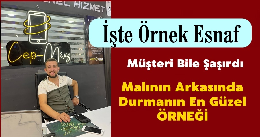 İşte Örnek Esnaf: Emirhan Kürşat Dülker