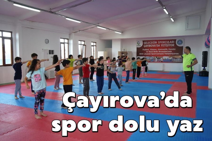 Çayırova’da spor dolu yaz