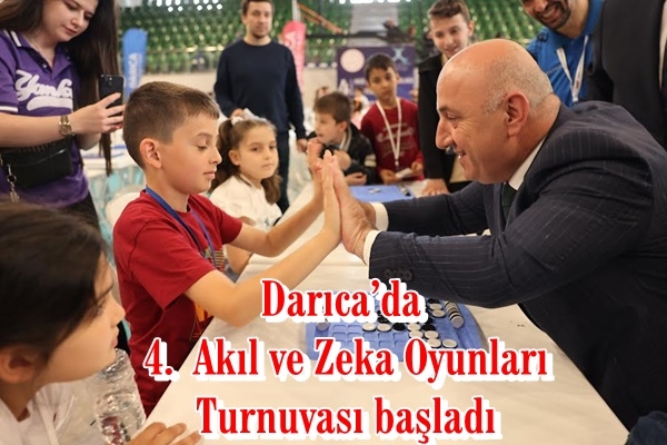 Darıca’da 4.  Akıl ve Zeka Oyunları Turnuvası başladı