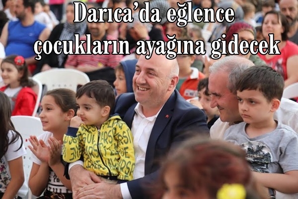 Darıca’da eğlence çocukların ayağına gidecek