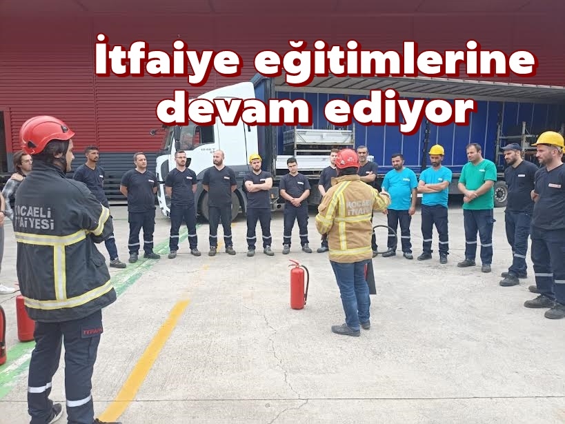 İtfaiye eğitimlere devam ediyor