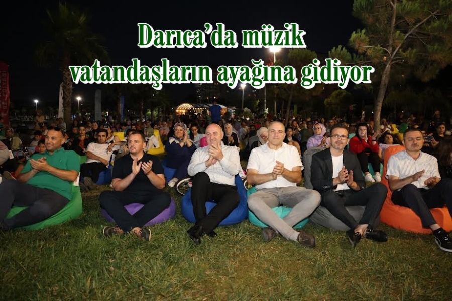 Darıca’da müzik vatandaşların ayağına gidiyor