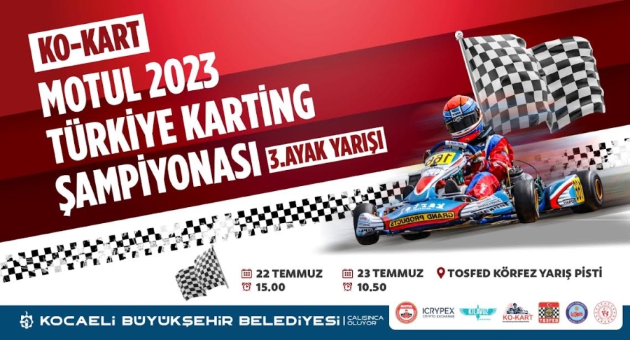 TOSFED Körfez Yarış Pisti’nde karting heyecanı