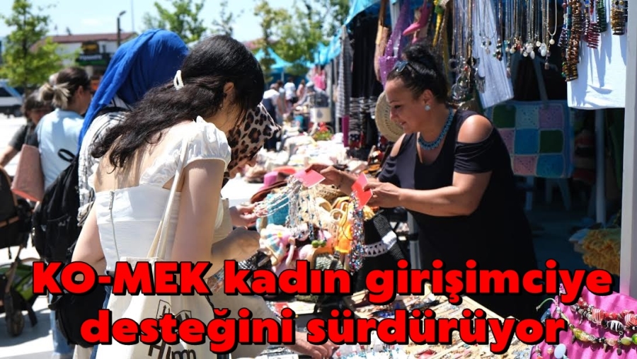 KO-MEK kadın girişimciye desteğini sürdürüyor