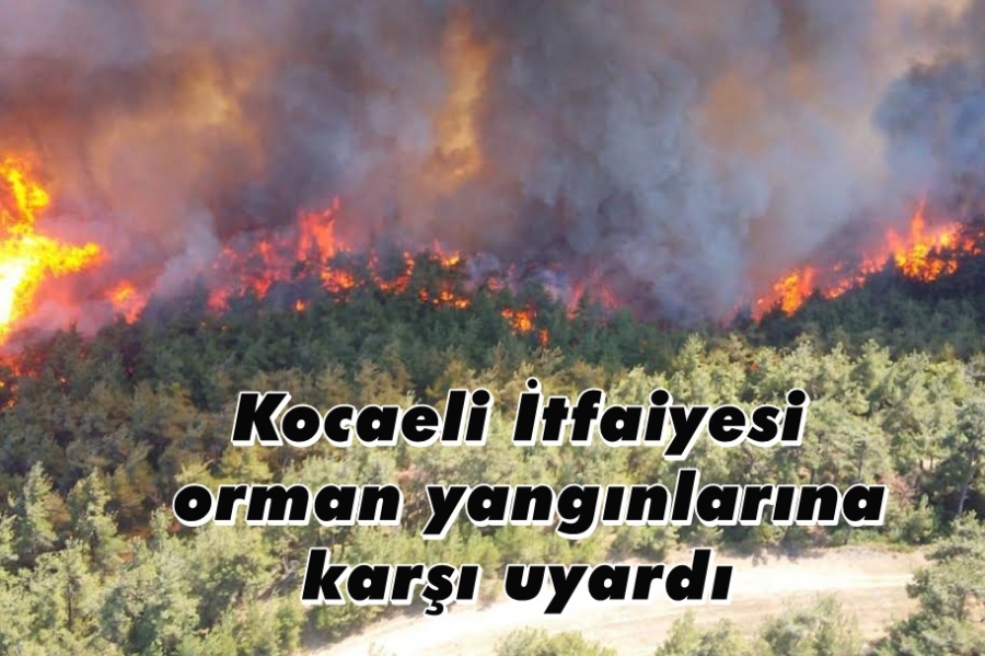 Kocaeli İtfaiyesi orman yangınlarına karşı uyardı