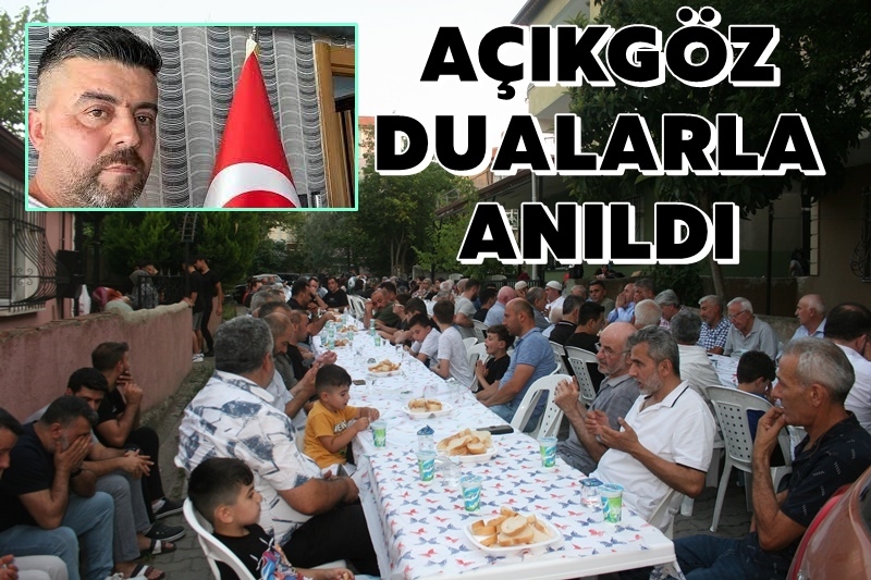 Açıkgöz Dualarla Anıldı
