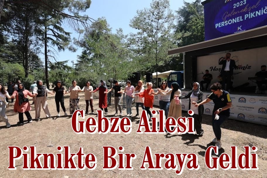 Gebze Ailesi Piknikte Bir Araya Geldi