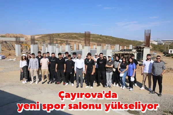 Yeni spor salonu yükseliyor