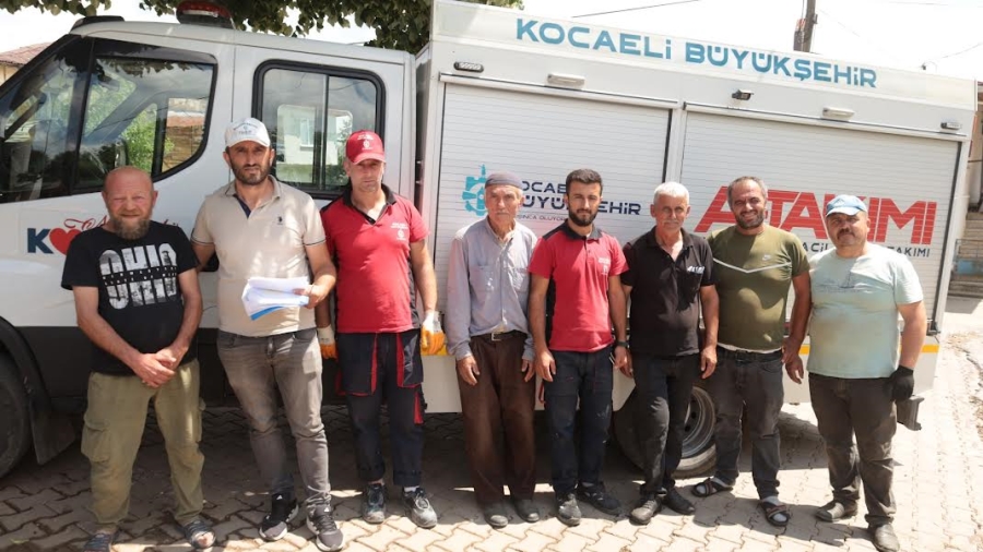 Selden tarlaları zarar gören çiftçilere destek