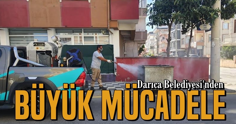 Darıca’da sivrisineklere karşı etkin mücadele