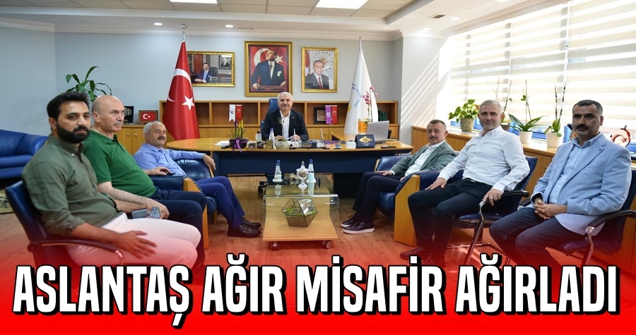 Aslantaş Ağır Misafir Ağırladı