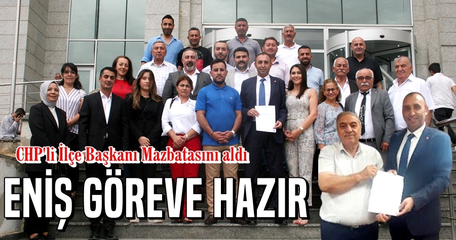 Eniş Mazbatasını Aldı