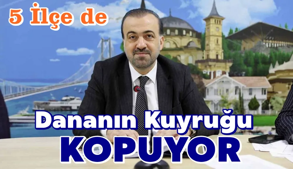 5 İlçe de Dananın Kuyruğu Kopuyor