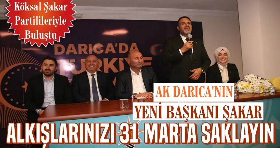 Alkışlarınızı 31 Marta Saklayın