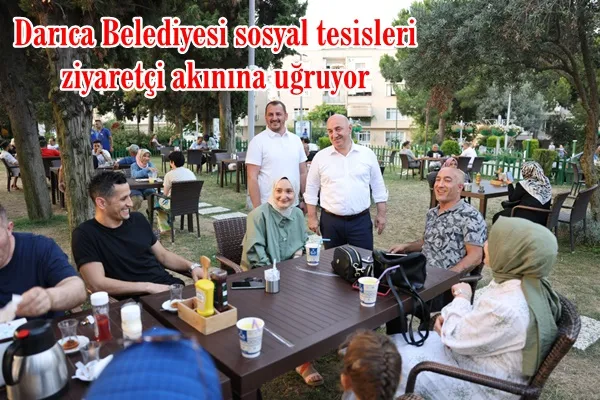 Darıca Belediyesi sosyal tesisleri ziyaretçi akınına uğruyor