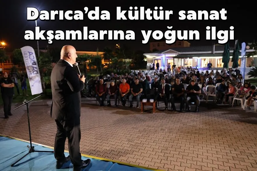 Darıca’da kültür sanat akşamlarına yoğun ilgi