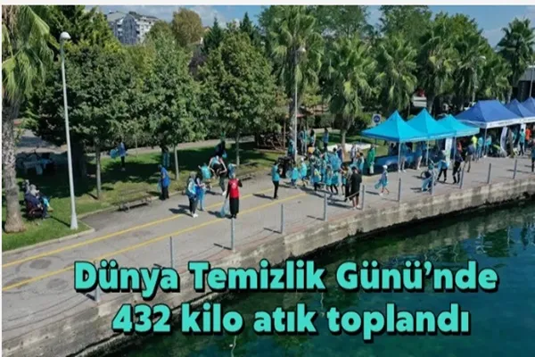 Dünya Temizlik Günü’nde 432 kilo atık toplandı