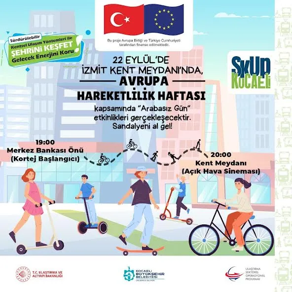 Önce yürüyüş korteji sonra sinema
