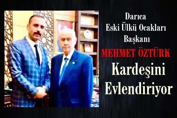 Ülkücü Başkan Kardeşini Evlendiriyor