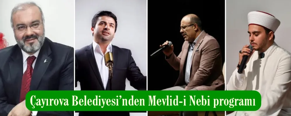 Çayırova Belediyesi’nden Mevlid-i Nebi programı   