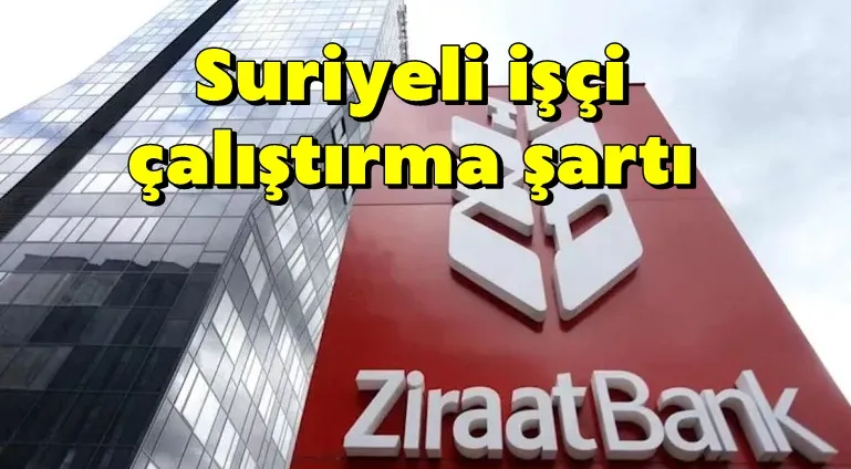Suriyeli işçi çalıştırma şartı
