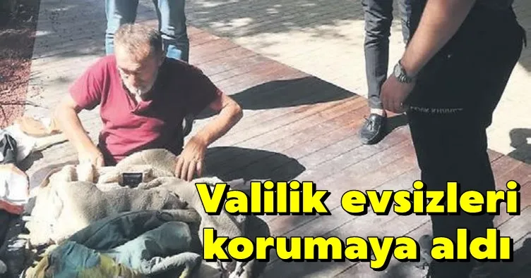 Valilik evsizleri korumaya aldı