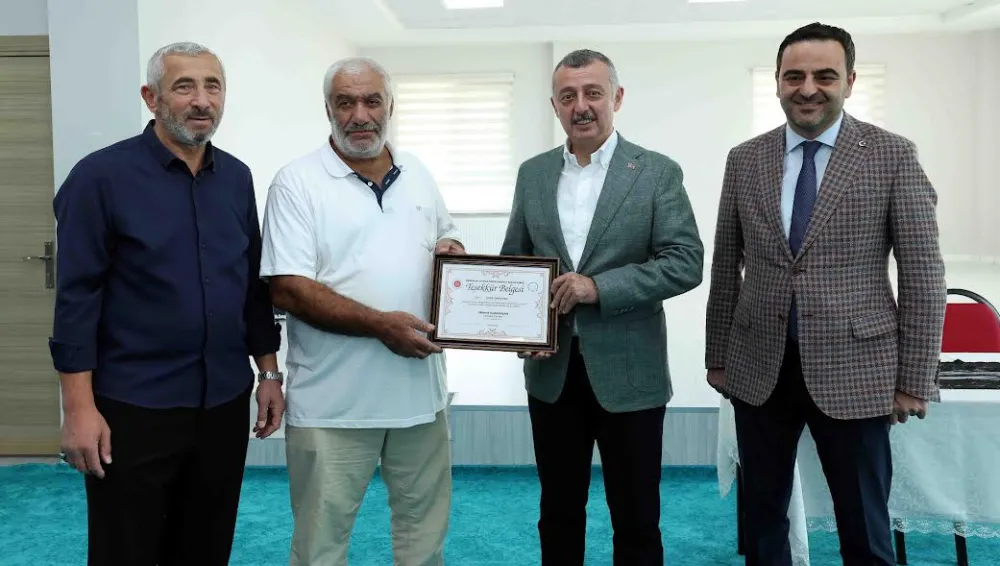 Büyükakın’dan okul yaptıran hayırseverlere teşekkür