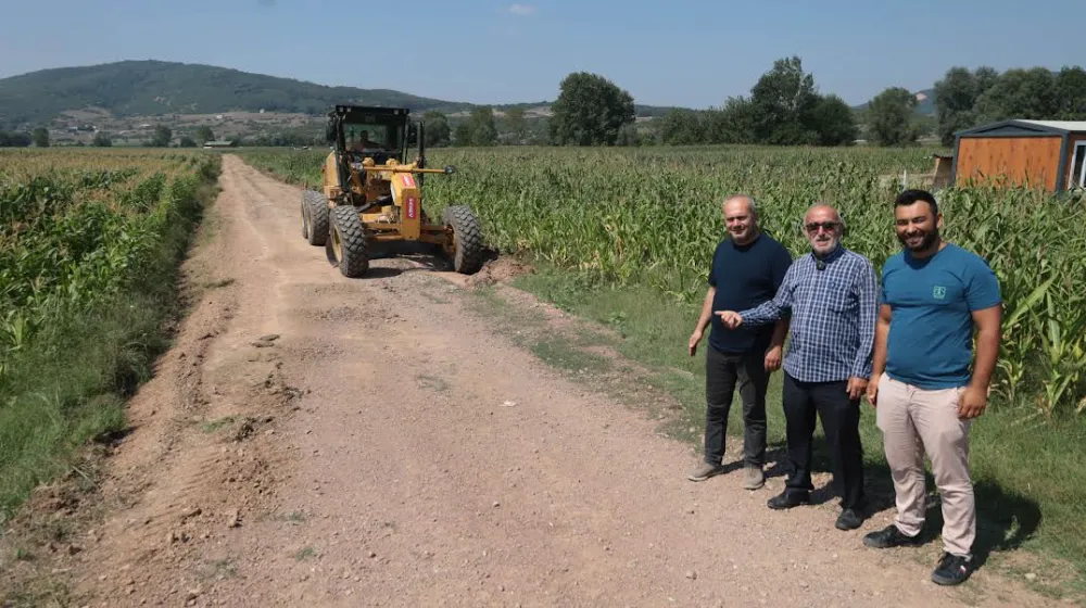 Kırsalda tarım arazilerine ulaşmak artık çok kolay