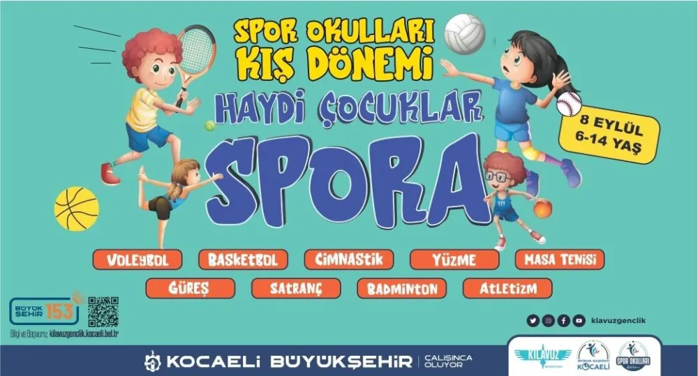 Ücretsiz Spor Okulları’nda yeni dönem başlıyor