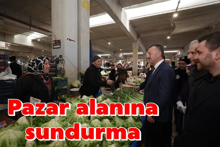 Pazar alanına sundurma