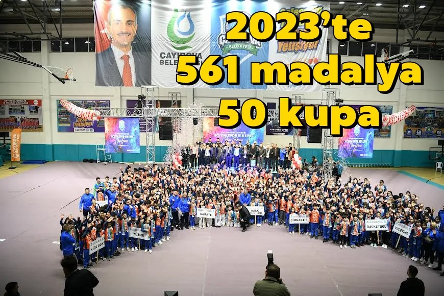 2023’te 561 madalya 50 kupa