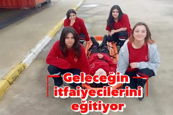 Geleceğin itfaiyecilerini eğitiyor