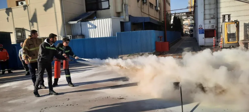 İtfaiyeden Diversey Türkiye firmasına acil durum eğitimi