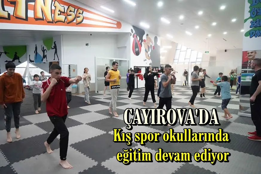 Kış spor okullarında eğitim devam ediyor