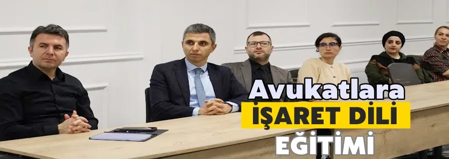 Büyükşehir’den avukatlara işaret dili eğitimi
