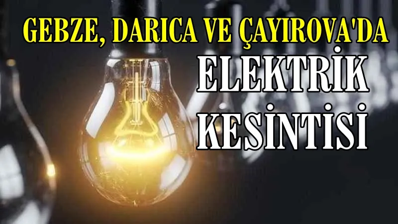 Bölgemizde Elektrik Kesintisi