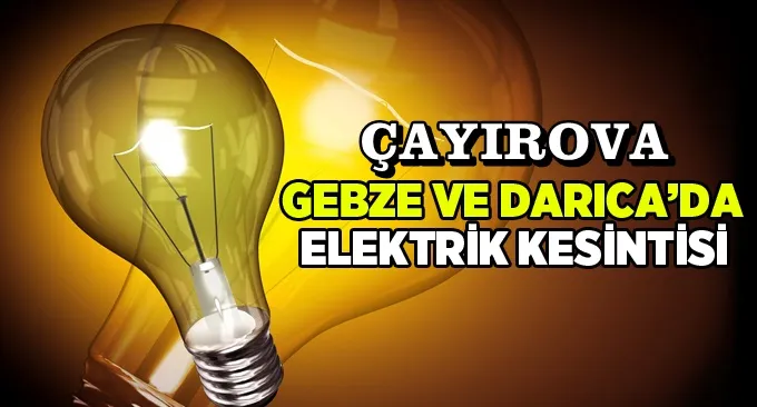 Çayırova , Darıca ve Gebze