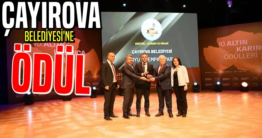 Çayırova Belediyesi’nin projesine ‘Altın Karınca’ ödülü