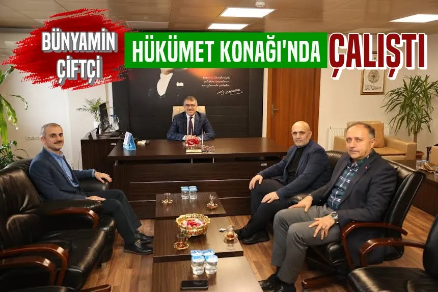 Bünyamin Çiftçi, ilçe protokolünü ziyaret etti