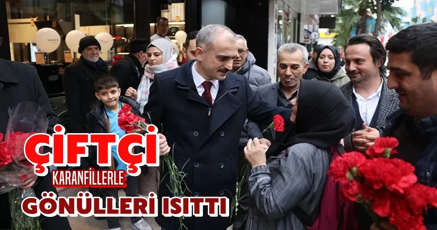 Çiftçi Karanfillerle Gönülleri Isıttı