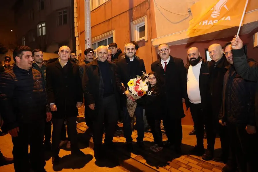 Çiftçi’ye, Yenimahalle’de coşkulu karşılama