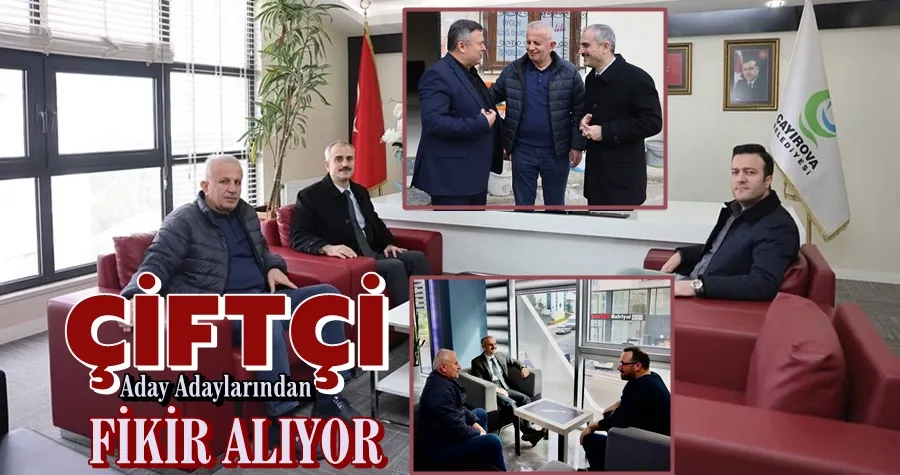 Çiftçi Aday Adaylarından Fikir Alıyor