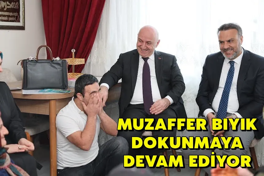 Bıyık, kapı kapı gezerek gönüllere dokunuyor