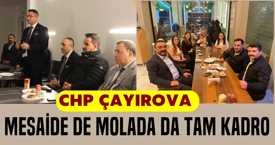 CHP Çayırova Tek Vücut Sahada