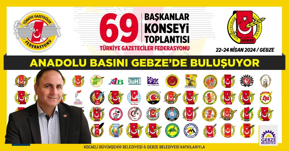 TGF 69. BAŞKANLAR KONSEYİ GEBZE’DE TOPLANIYOR