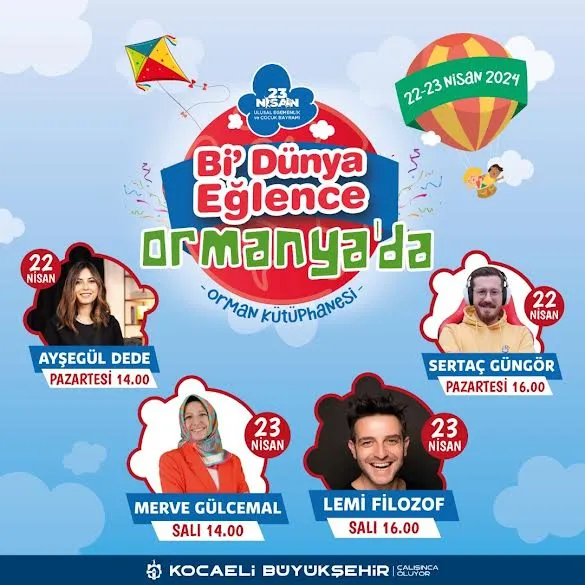 23 Nisan’da Bi Dünya Eğlence